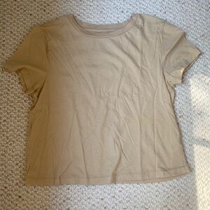Target Tan Short Sleeve Tee